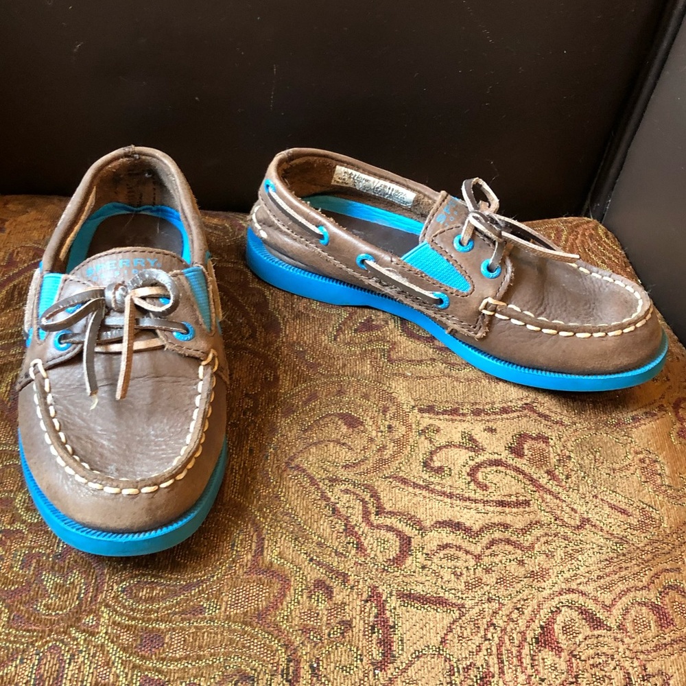 Little boys Sperry A/O boat shoes